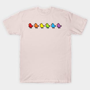 8Bit Rainbow Phat Buds T-Shirt